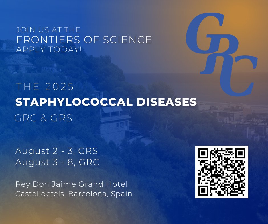 Rebecca Keogh (@rebecca_keogh) on Twitter photo Applications are open for the 2025 GRS/GRC on Staphylococcal Diseases! Make sure to get your abstracts submitted for the opportunity to present your work in beautiful Barcelona! grc.org/staphylococcal… <a href="/turley20_mary/">Mary Turley</a> Applications are open for the 2025 GRS/GRC on Staphylococcal Diseases! Make sure to get your abstracts submitted for the opportunity to present your work in beautiful Barcelona! grc.org/staphylococcal… <a href="/turley20_mary/">Mary Turley</a>