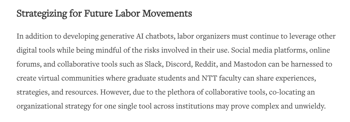 Through interdisciplinary collaboration and targeted digital activism, Estee Beck demonstrates how graduate students and NTT faculty can resist the erosion of labor security and advocate for a sustainable, equitable future in higher education

Read here: cuny.manifoldapp.org/read/practical…