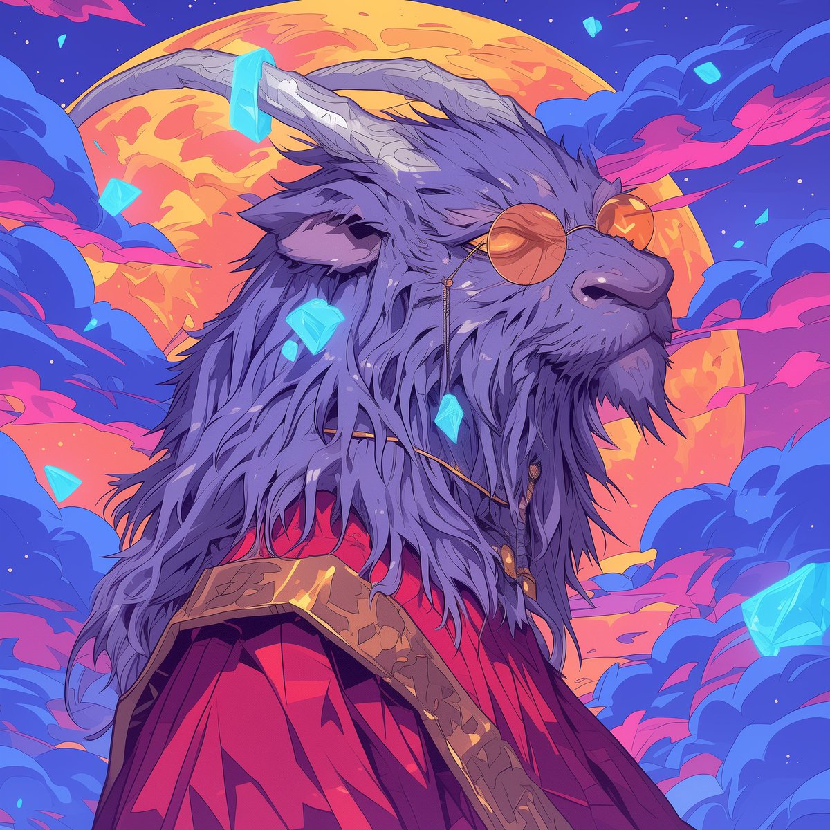 In twilight's glow, with crystal's gleam,
His silver hair, a shadowed light.
His gaze cuts through, truth or lie,
You can run but not hide, he can find,
Are you true or just a disguise,
In his eyes, no secret lies!