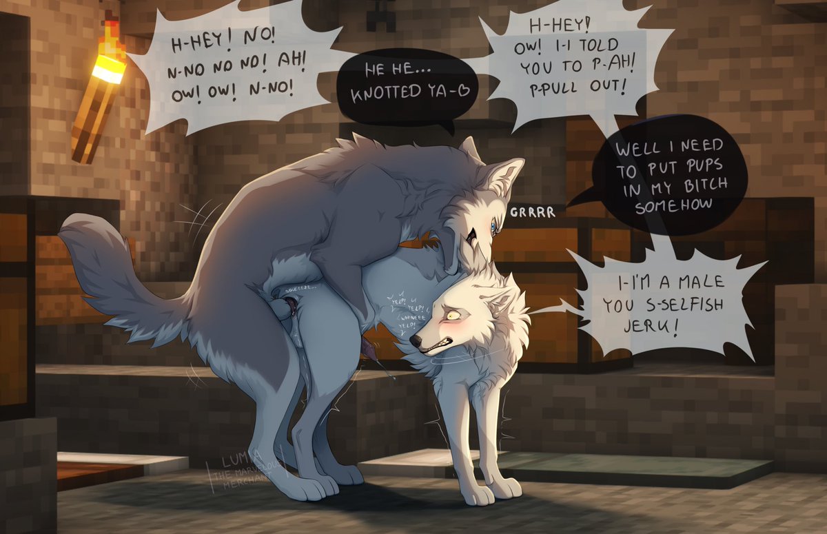 Yiff_hub's tweet photo. Artist: lumia the merchant 

#Minecraft #feralyiff #nsfw #noncon #gay https://t.co/DeP8sXdC5c