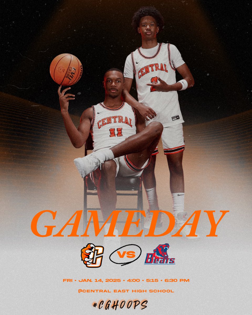 CentralEastBB's tweet photo. 🚨Game Day!🚨
Home opener of league play tonight against Buchanan! Win the day by having a 1-0 mindset every day! 🔥
TRAC Game: 2️⃣
🆚: Buchanan
📍: Central East HS
📅: January 14, 2025
🎟️: GoFan
📺: https://t.co/JfvegkFBPM
⏰: 4:00 | 5:15 | 6:30 PM
#1Team1Mission #CGHoops https://t.co/rHV7ggIvni
