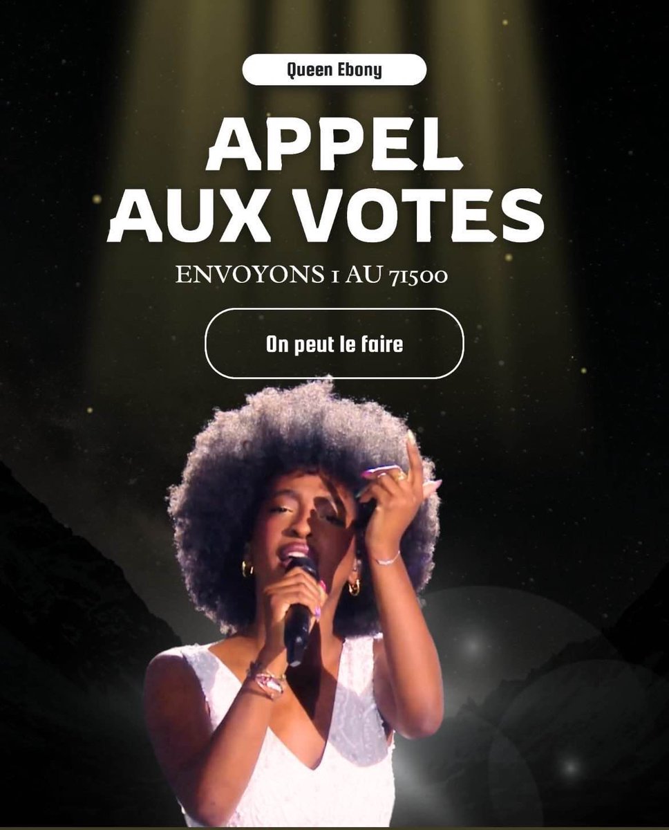justinevibes_'s tweet photo. @KaraIsBae_ On vote 1 au 71500 pour cette bombe atomique talentueuse !! Elle a besoin de vos votes pour accéder à la finale de la Star Academy samedi soir🙏🏽

Chaque vote compte s’il-vous-plaît 🫂 https://t.co/ogpYGGjLZE