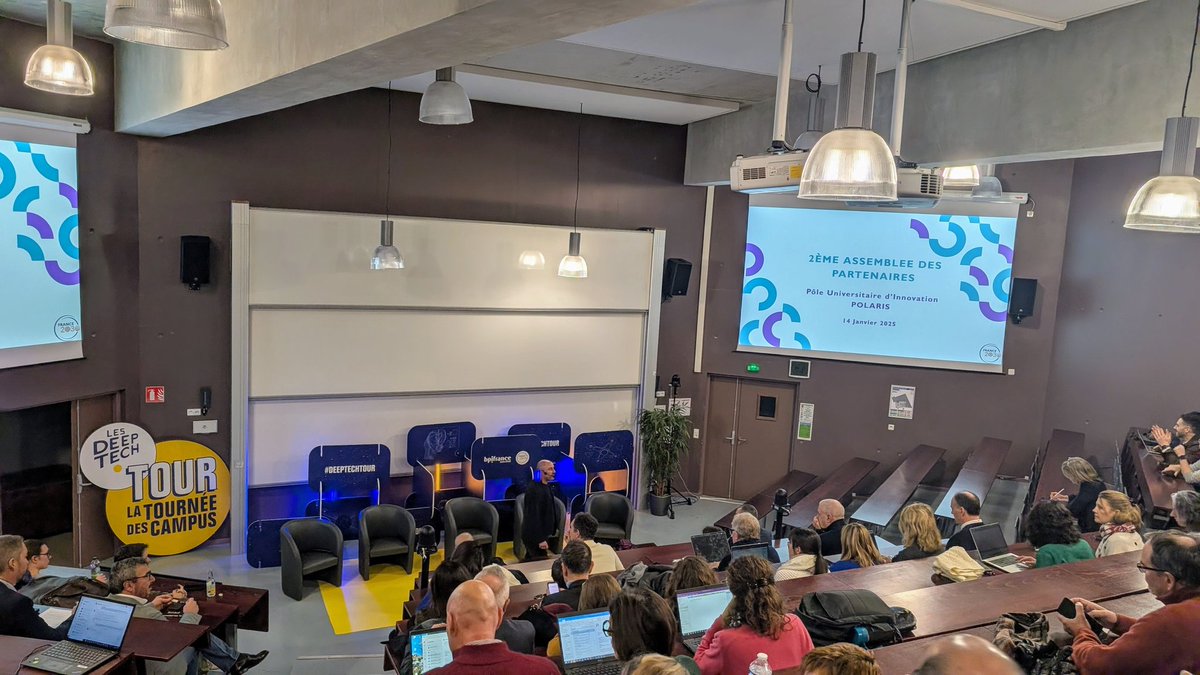Inria_Nancy's tweet photo. 🤝 En direct de l'assemblée des partenaires du #PUI lorrain #Polaris et du #DeeptechTour @Bpifrance à @VilledeNancy. Réunir tous les acteurs du site lorrain, collaborer, construire ensemble, s'enrichir les uns les autres : le cœur de notre dynamique de site ! #Innovation https://t.co/Em8wIuRhYP