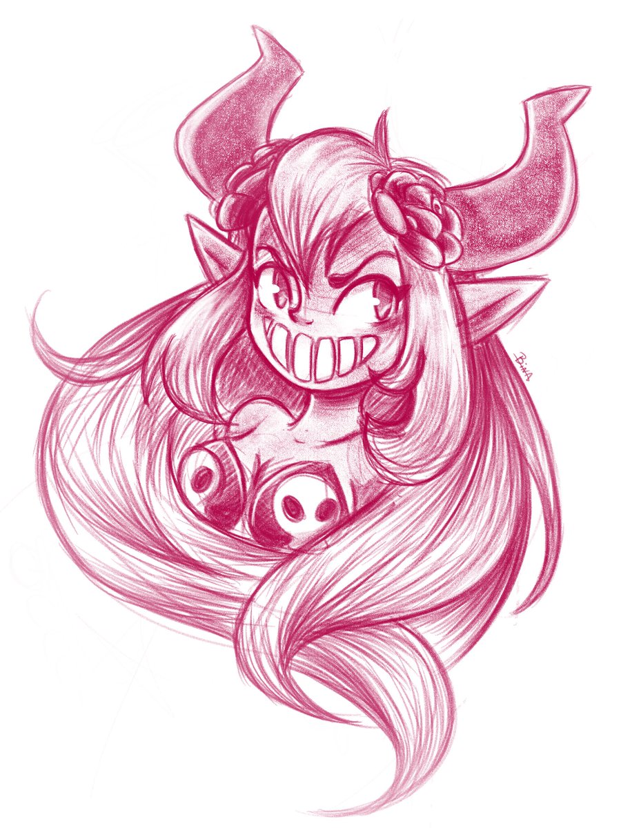 Bumble_Bina's tweet image. One More sketch! That's the mood this week  😁
#ombrage #shadowfang #Wakfu