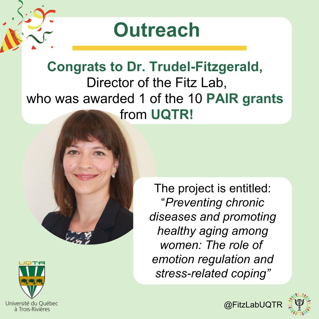 Fitz Lab (@fitzlabuqtr) on Twitter photo 🤩 Fantastic news to start the New Year!
This project involves several colleagues and assistants, including Dr. Benjamin Boller from <a href="/UQTR/">UQTR</a> and Colleen McGrath & Laura Chen from Harvard.
<a href="/Boller_Ben/">Benjamin Boller</a>
<a href="/McGrath_CB/">Colleen McGrath</a>
<a href="/laura_y_chen/">Laura Chen (she/her)</a> 🤩 Fantastic news to start the New Year!
This project involves several colleagues and assistants, including Dr. Benjamin Boller from <a href="/UQTR/">UQTR</a> and Colleen McGrath & Laura Chen from Harvard.
<a href="/Boller_Ben/">Benjamin Boller</a>
<a href="/McGrath_CB/">Colleen McGrath</a>
<a href="/laura_y_chen/">Laura Chen (she/her)</a>