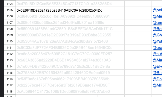 This is the last opportunity to ensure you're on the list for my upcoming dapp launch 🚨

I currently have over 1,120 wallets... all submitted by unique users and their corresponding social accounts 📝 👀

You'll want to be on this list 🤝

Like, RT, Drop ETH Address 🔔