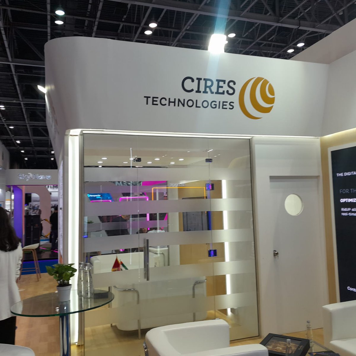 MoroccoInUAE's tweet photo. Second participation of Morocco in INTERSEC Dubai exhibition through  Cires Technologies, pertaining to Tanger Med https://t.co/xIZg22oMMF