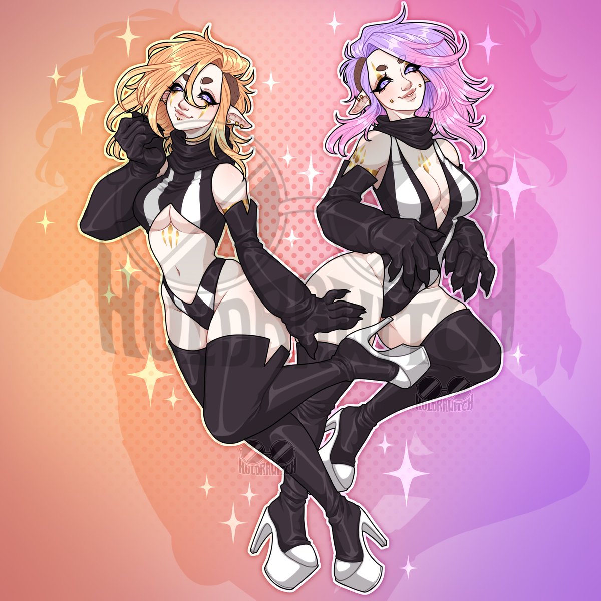 HuldraWitch's tweet photo. @houmi_art Part of my zodiac characters, this one is for Gemini! https://t.co/AfhYuUc18O