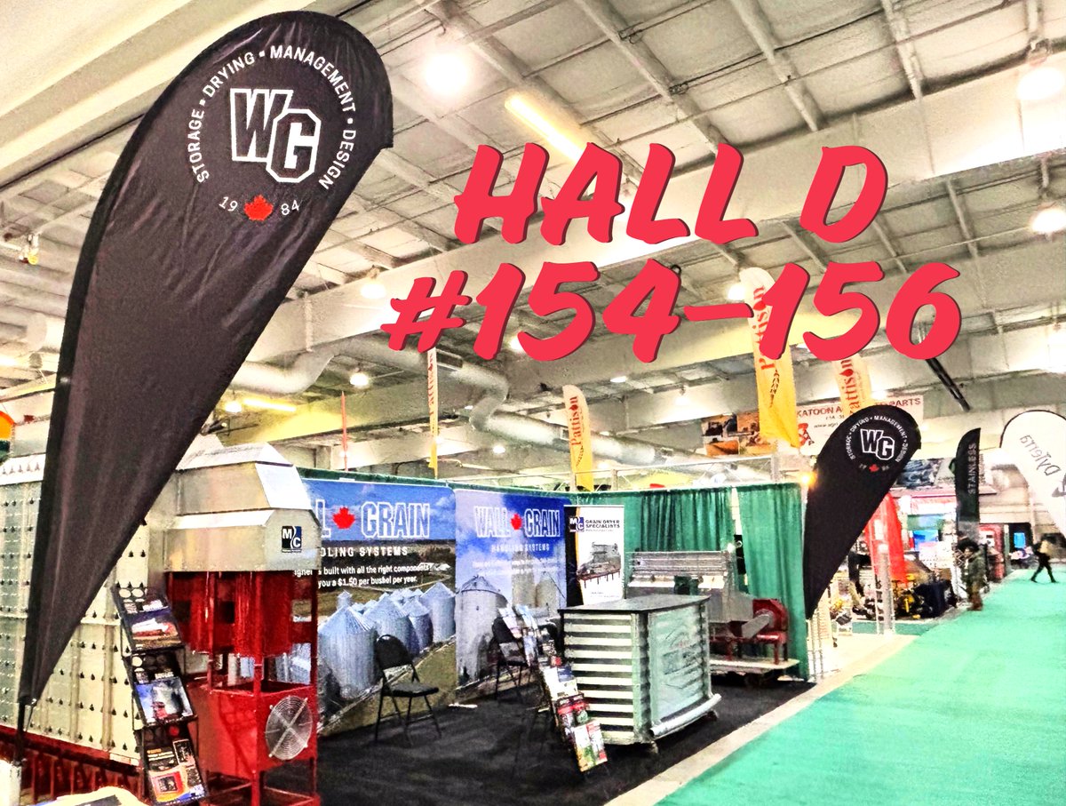 We are here in Saskatoon at the Western Canadian Crop Production Show, ready to discuss all your grain handling, drying and storage needs!   <a href="/WCCPS_SK/">Western Canadian Crop Production Show</a> 
#wallgrain #WWCPS25 #LeadersInTheField #grainhandling #agriculture #grainbins #graindryer