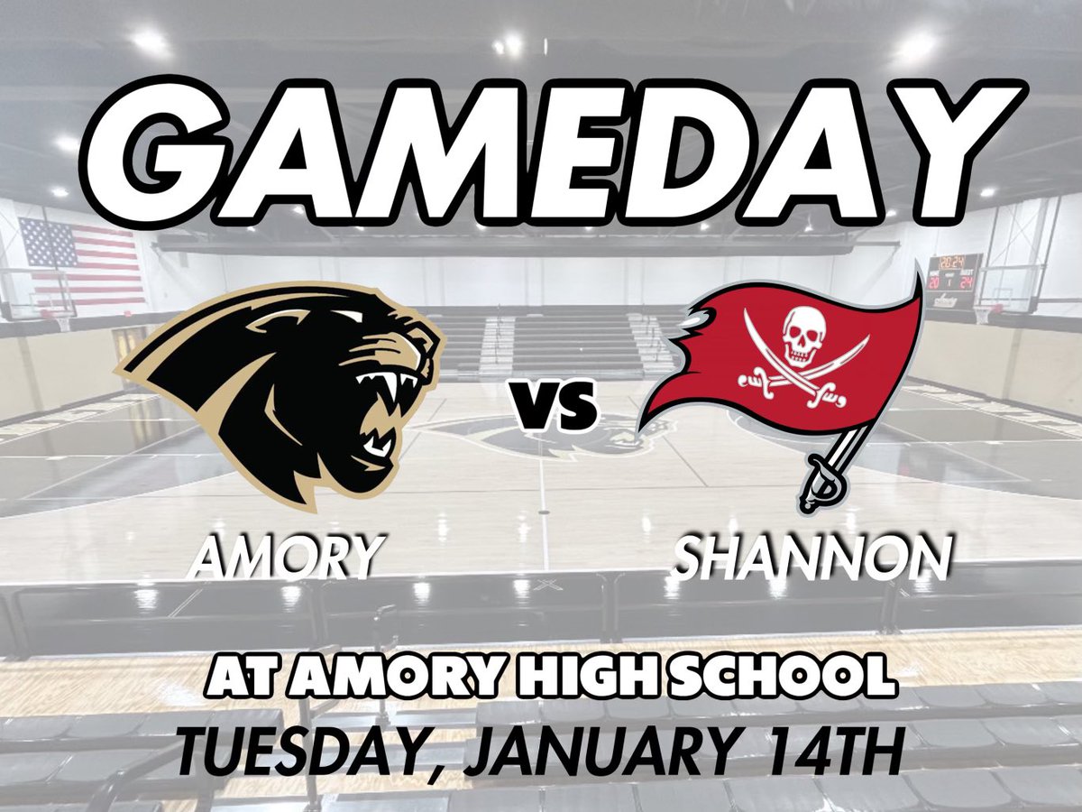 🚨GAMEDAY🚨
Division 1-4A Matchup 

🆚 Shannon Red Raiders
📍at Amory High School
⌚️4:00- (JV Boys), 5:00- (JV Boys), 
6:00- (V Girls), 7:30- (V Boys)
📻 FM95 Sports

* Purchase tickets on GoFan