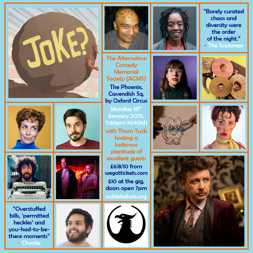 ACMS (@altcommemsoc) on Twitter photo #ACMS
📆Monday 10th February
🏰<a href="/ThePhoenix_W1/">The Phoenix</a>
🎟️£6/8/10 in advance from wegottickets.com/event/646074/
😻 hosted by <a href="/turlygod/">thom tuck. purveyor of fine comedy.</a>, with <a href="/alwinsol/">Alwin Solanky</a>, <a href="/athenakugblenu/">I'm on BlueSky now</a>, <a href="/joznorris/">Joz Norris</a>, <a href="/LachyWerner/">Lachy Werner 🥄</a>, <a href="/matthighton/">Matthew Highton</a>, <a href="/Sanjsmash/">sunjai arif</a> AND MORE
🌈free guestlist for trans & non-binary folk, DM us your names #ACMS
📆Monday 10th February
🏰<a href="/ThePhoenix_W1/">The Phoenix</a>
🎟️£6/8/10 in advance from wegottickets.com/event/646074/
😻 hosted by <a href="/turlygod/">thom tuck. purveyor of fine comedy.</a>, with <a href="/alwinsol/">Alwin Solanky</a>, <a href="/athenakugblenu/">I'm on BlueSky now</a>, <a href="/joznorris/">Joz Norris</a>, <a href="/LachyWerner/">Lachy Werner 🥄</a>, <a href="/matthighton/">Matthew Highton</a>, <a href="/Sanjsmash/">sunjai arif</a> AND MORE
🌈free guestlist for trans & non-binary folk, DM us your names