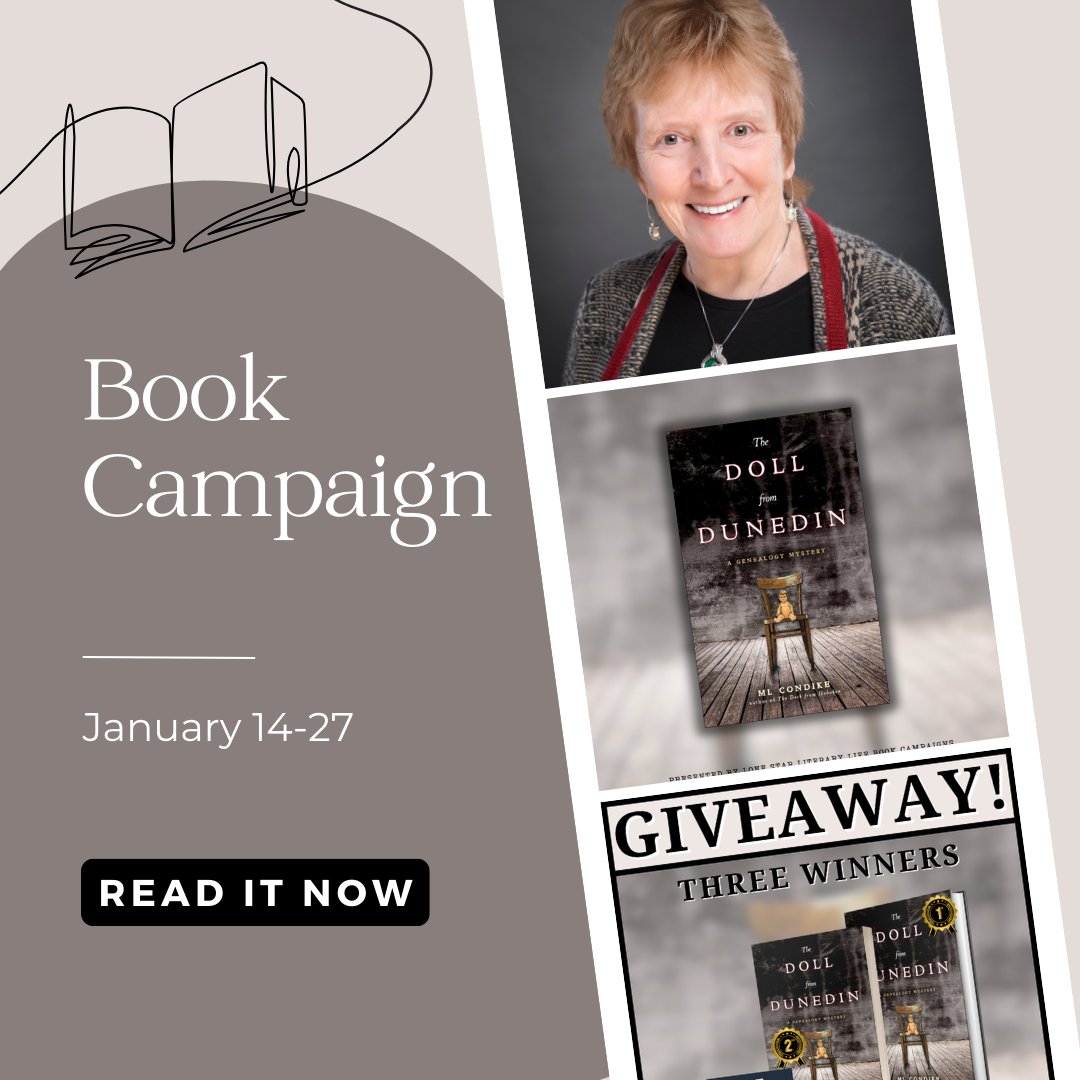 A forty-million-dollar mystery. A century-old secret. A genealogist      with everything to lose. Don’t miss the suspense-filled The Doll from      Dunedin! #TexasAuthor #LoneStarLit #LoneStarLitTheDollFromDunedin @lonestarlit <a href="/harborlanebooks/">Harbor Lane Books</a> lonestarliterary.com/content/doll-d…