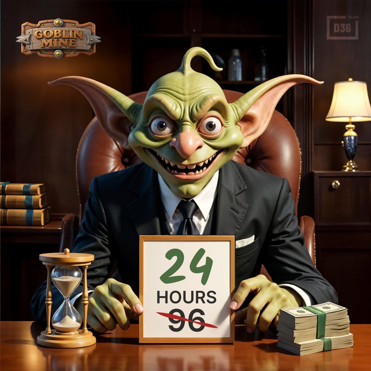 goblin_mine's tweet photo. 👛 New Withdrawal Policy!

Goblin is reducing the withdrawal processing time from 96 hours to just ⏱24 hours! Your coins will hit your wallet even faster!

🛫 To ensure smoother transactions, the minimum withdrawal amounts have been updated as follows:
• TON: 1.75
• SOL: 0.05
• GMG: 25,000

💰 Get your profit with Goblin faster with no time wasted!