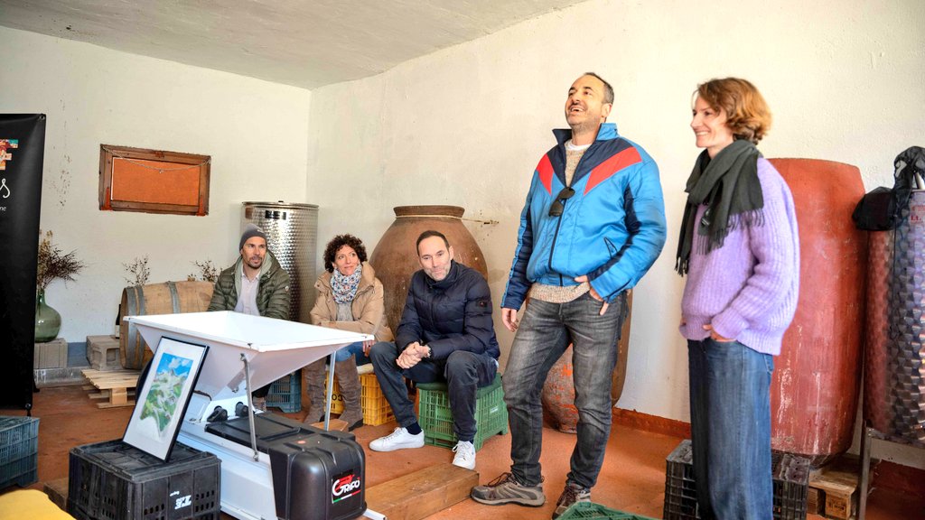 offwines's tweet photo. Día inolvidable en El Barraco durante la presentación de Angliru, el vino natural de Chapi Wines inspirado en el #Chava Gracias @paco_mancebo @DNavass @Santiblancogil @PHorrillo por vuestro cariño 💙 https://t.co/Ygj5s8eNd0