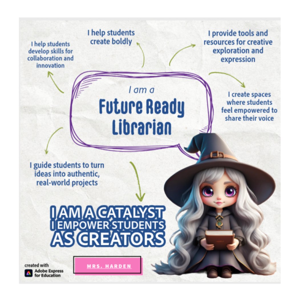 carriew_h's tweet photo. Thank you for a fun Library Leaders Summit  at #FETC2025 We made these fun AI generated images using @AdobeExpress.  An amazing morning!  Thank you. https://t.co/7KuNS2NM3N