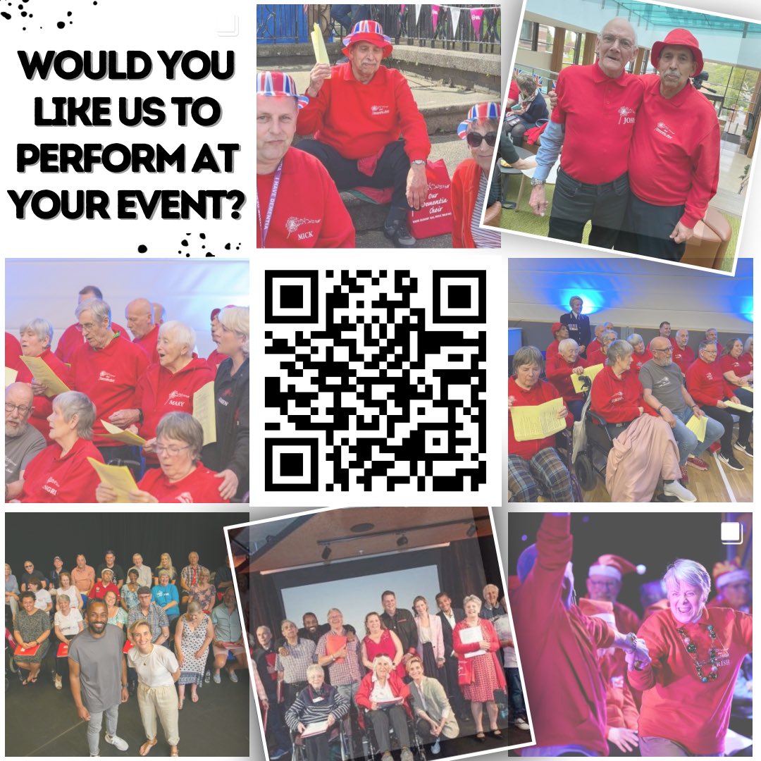 Our Dementia Choir with Vicky McClure (@ourdemchoir) on Twitter photo Our Dementia Choir’s diary for 2025 is now open! We have so much planned this year already and we are going into it with a bang! (Watch this space!) If you’d like Our Dementia Choir to perform at your event, please email us at info@ourdementiachoir.com! ♥️🎶♥️ #dementia #choir Our Dementia Choir’s diary for 2025 is now open! We have so much planned this year already and we are going into it with a bang! (Watch this space!) If you’d like Our Dementia Choir to perform at your event, please email us at info@ourdementiachoir.com! ♥️🎶♥️ #dementia #choir