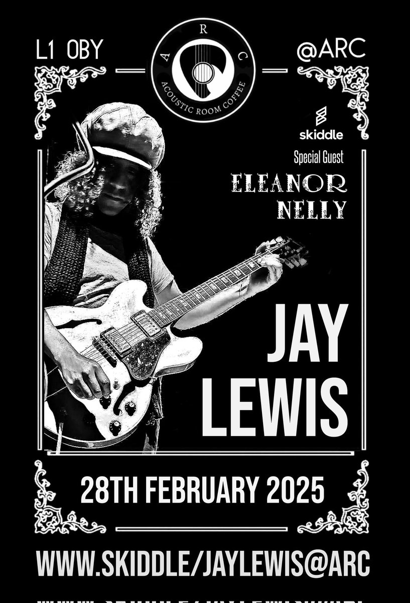 A.R.C @ Camp&Furnace Liverpool (@a_r_c_liverpool) on Twitter photo Support Announcement
Special Guest for <a href="/JamesJayLewis/">James Jay Lewis</a> show on 28th Feb is the Amazing talented Miss Eleanor Nelly
Limited Tickets Available
skiddle.com/whats-on/Liver…
ARCliverpool
67 Greenland Street
#Liverpool
L1 0BY Support Announcement
Special Guest for <a href="/JamesJayLewis/">James Jay Lewis</a> show on 28th Feb is the Amazing talented Miss Eleanor Nelly
Limited Tickets Available
skiddle.com/whats-on/Liver…
ARCliverpool
67 Greenland Street
#Liverpool
L1 0BY