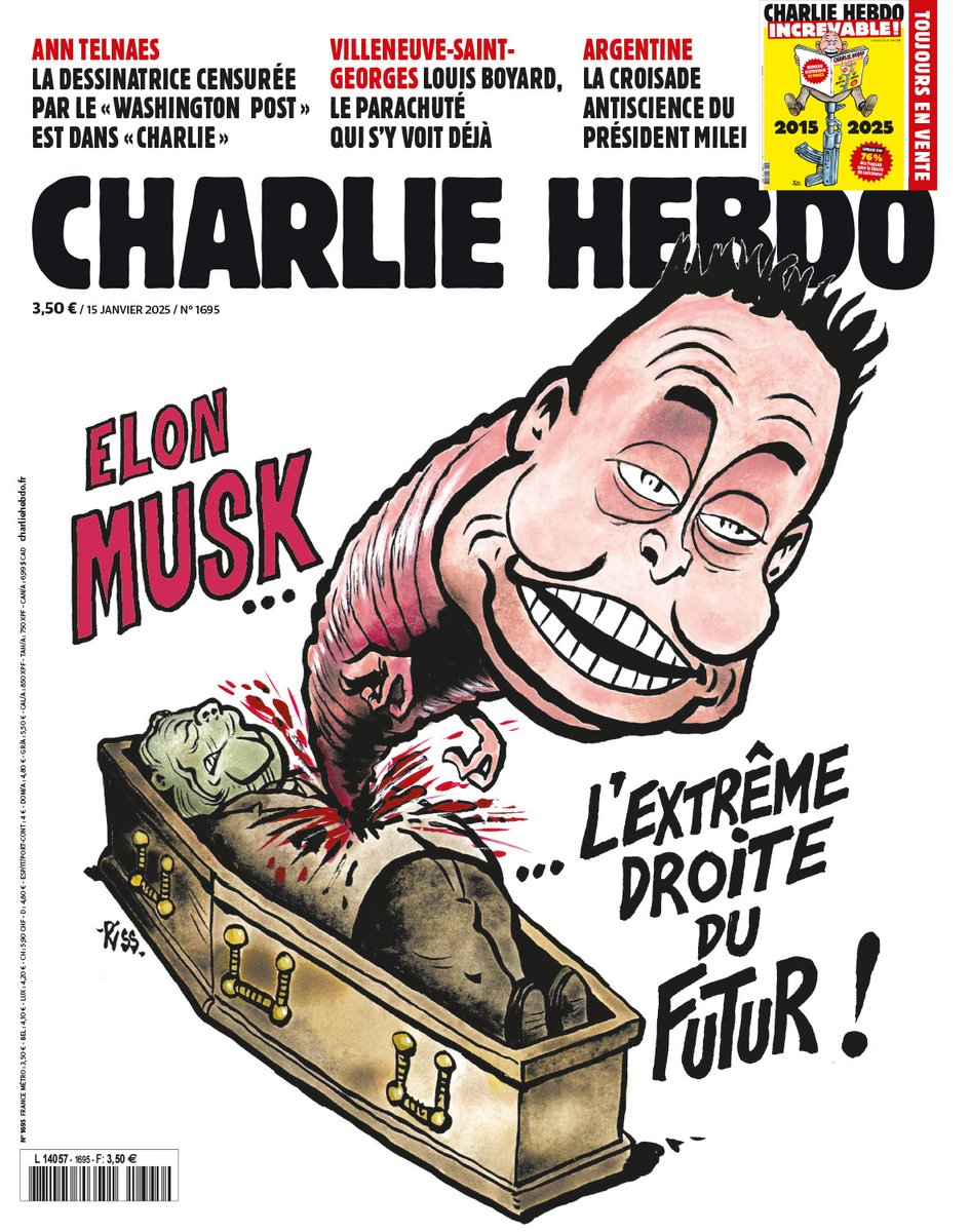 Charlie Hebdo tweet media