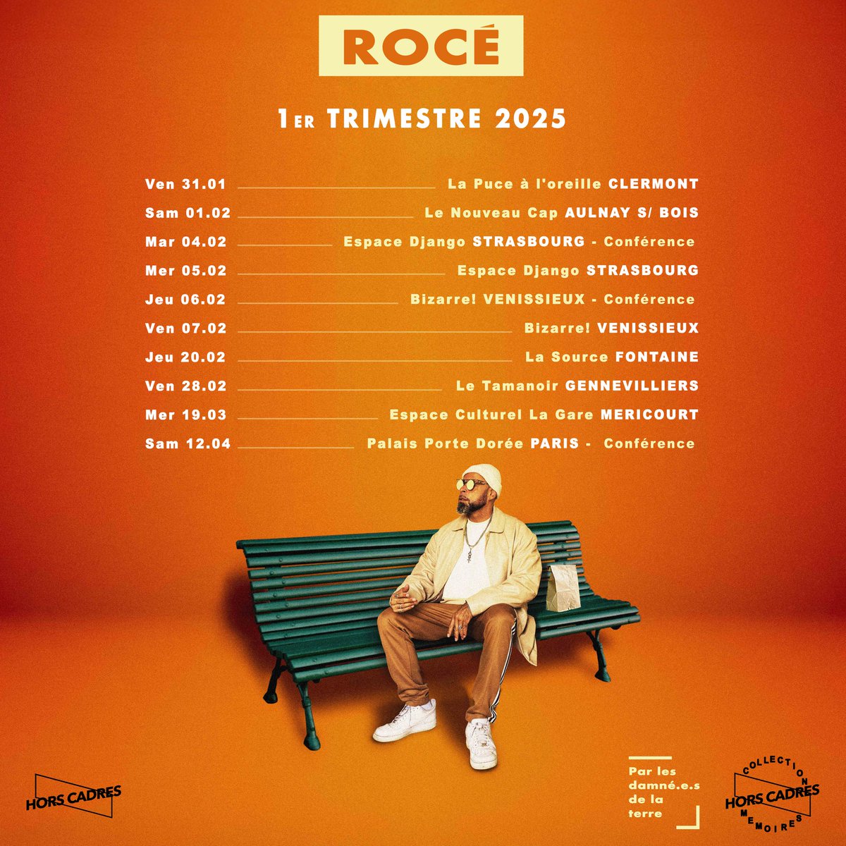 RoceMusic's tweet photo. 2025 🚀✨️✨️
Ps : les dates 'Conférence' sont des échanges autour de mes trvx et recherches sur les décolonisations et émancipations via les pochettes vinyles et archives sonores 70's   @ParDamnes2laTer
#memoiredesluttes 

Booking : leila@nwar-music.com https://t.co/vixzTOQbwH