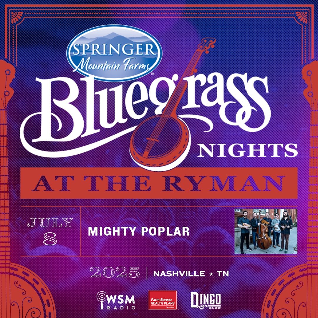 Mighty Poplar (@mighty_poplar) on Twitter photo JUST ANNOUNCED: Mark your calendar for July 8 to join us for Bluegrass Nights at <a href="/theryman/">Ryman Auditorium</a>! Season passes are available now, with general on-sale beginning in February. Find ticketing details at mightypoplar.com. JUST ANNOUNCED: Mark your calendar for July 8 to join us for Bluegrass Nights at <a href="/theryman/">Ryman Auditorium</a>! Season passes are available now, with general on-sale beginning in February. Find ticketing details at mightypoplar.com.