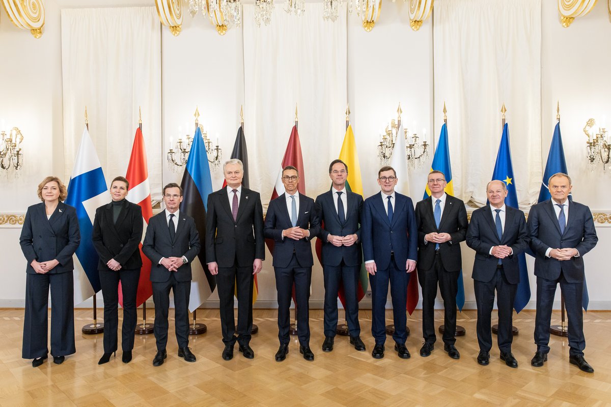An important day in strengthening the security of the Baltic Sea.

At the Baltic Sea NATO Allies Summit, we agreed on measures to further enhance the security of the Baltic Sea, both militarily and through technological solutions.