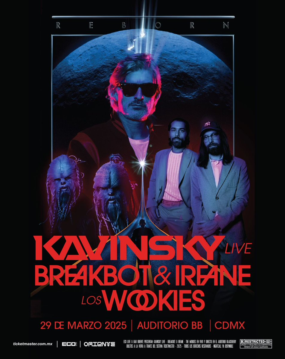 FILTERMexico's tweet photo. 🚨🚨🚨 Breakbot &amp; Irfane y The Wookies serán los invitados especiales de Kavinsky (LIVE) en su paso por el Auditorio BB de la CDMX.

Boletos disponibles: https://t.co/6flrF9pFBc https://t.co/zipLNgSytF