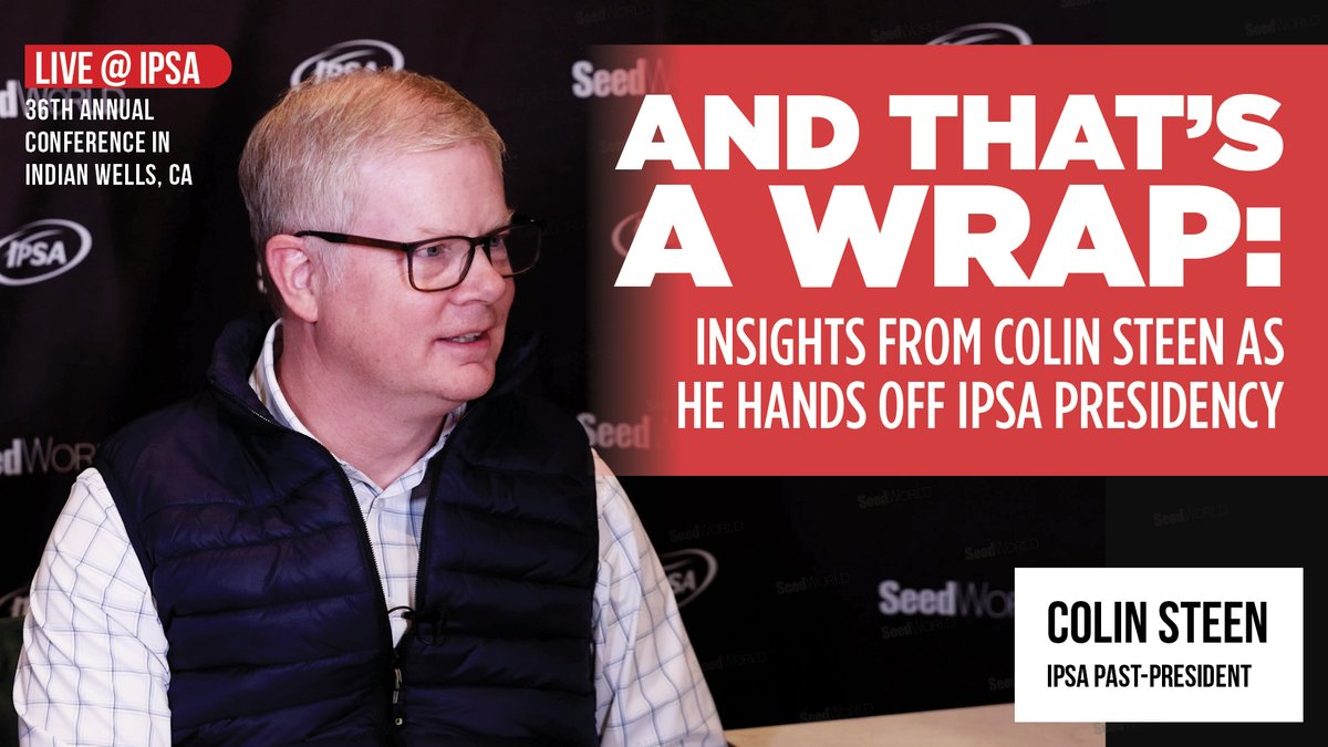 SeedWorld_US's tweet image. 🎉 Passing the Torch in #Seed Leadership! 🌱

After a year of dedicated service, Colin Steen  concluded his term as president of the @IndieProSeed (IPSA). His leadership amplifed the voice of independent seed companies. 

Learn more: hubs.li/Q032tgMX0