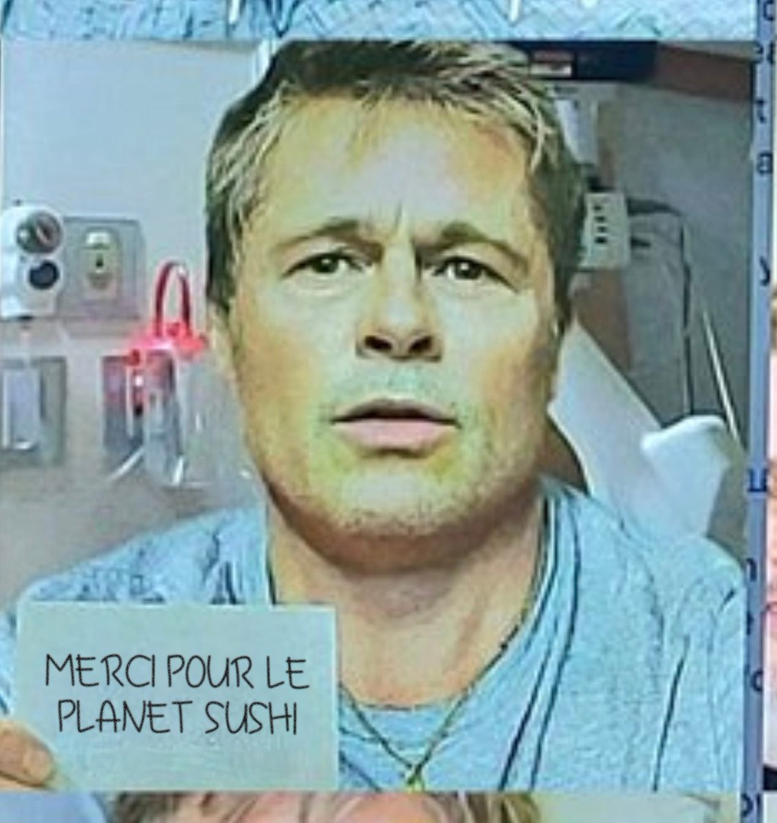 Elle avait même offert des sushis à Brad Pitt...