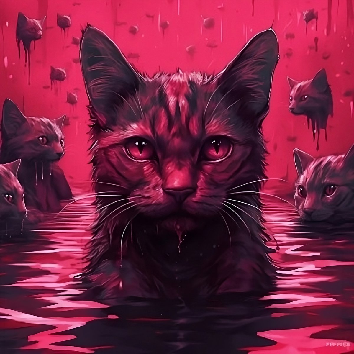 mtkverse's tweet photo. Gm / gn fams 🌆🎆✨ 

With fur as dark as the deepest night, "Vexilla" prowls through the dimness with a graceful yet haunting presence. 

Vexilla
1.75 xtz 

Link ⬇️

Should i announce the burn ? https://t.co/iEjcjzZvGv