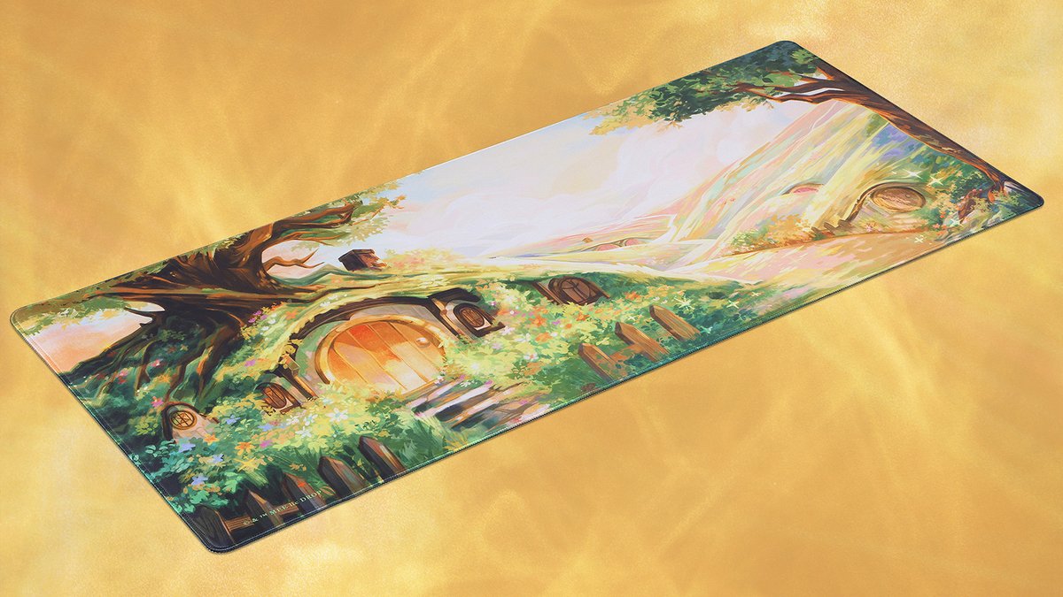 drop's tweet image. In a mat on a desk there lived a hobbit. You know this story, and you know where it starts. Bring your desk there (and back again) on the new Drop + The Lord of the Rings™ Shire Desk Mat: dro.ps/shire
#deskmat #mechanicalkeyboard #setup #setupinspiration