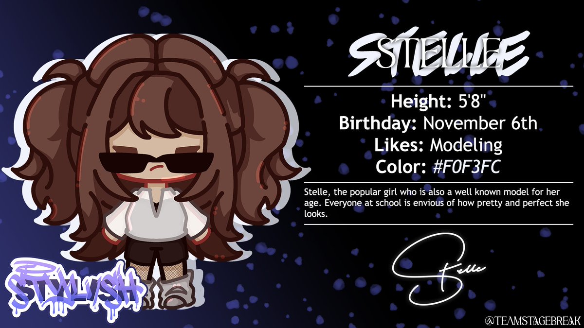 TeamSTAGEBREAK's tweet photo. Introducing.. STELLE! 💥
"My name is Stelle, pleasure to do business with you." ✨

#STAGEBREAK #CastingCall #CastingCallClub https://t.co/5gCCPpEMQc