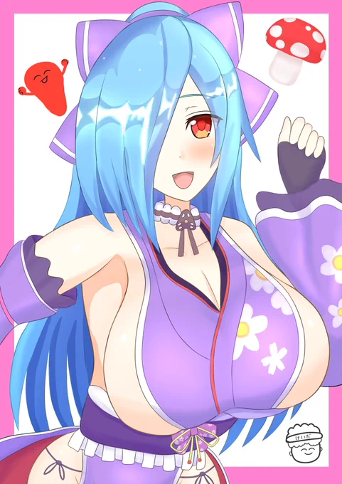 イオリンで見るイラストの変遷2019年→2022年→2023年→2024年 #イオリの森美術館 