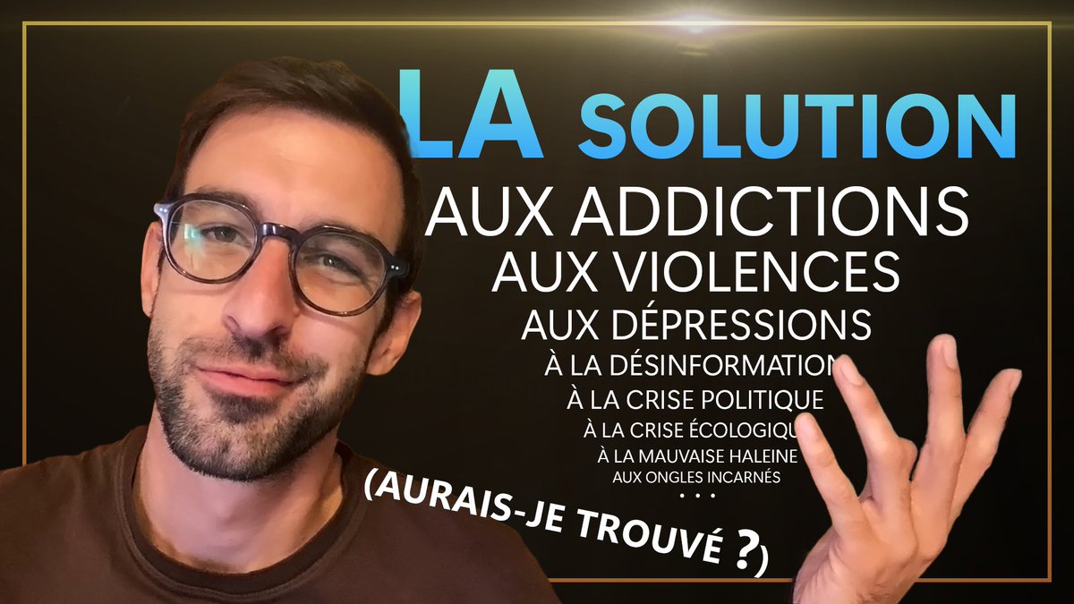 Ma dernière vidéo avant UN MOMENT parce que :
je crois bien que j’ai trouvé !

youtube.com/watch?v=Z5YmND…

Je n'en suis pas certain, mais je vais aller ESSAYER, je reviendrai vous en dire des nouvelles ;)

Cuicui !
Bonne année 2025 !
A dans quelques temps
#JessaieDeComprendre