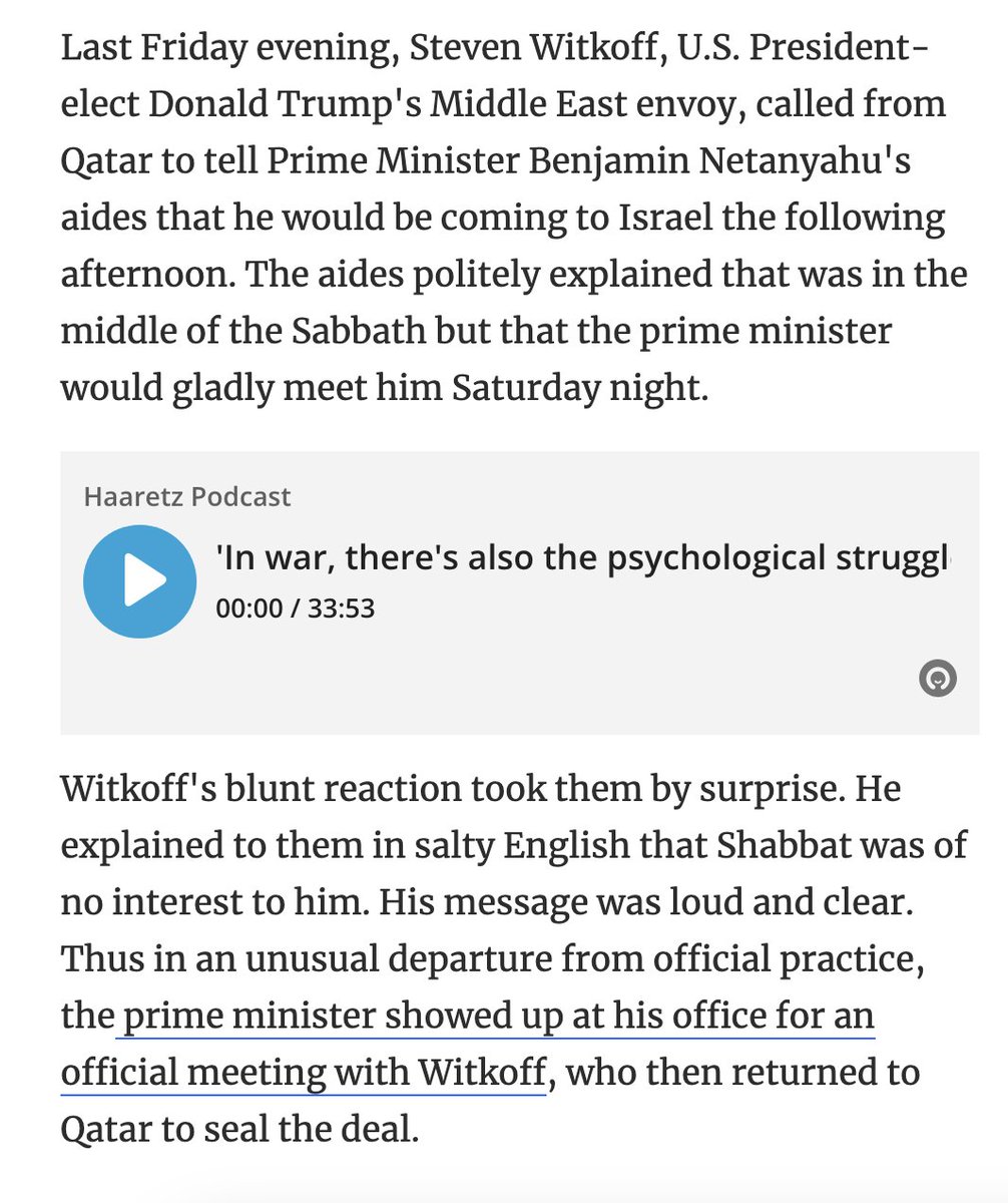bungarsargon's tweet image. Tremendous: The totally secular Netanyahu tried to get out of meeting Trump&apos;s Bronx-born, Long Island raised Jewish Middle East envoy Steve Witkoff by claiming it was Shabbat, to which Witkoff said something like &quot;I don&apos;t give an eff about Shabbat.&quot; A chastened Netanyahu showed.