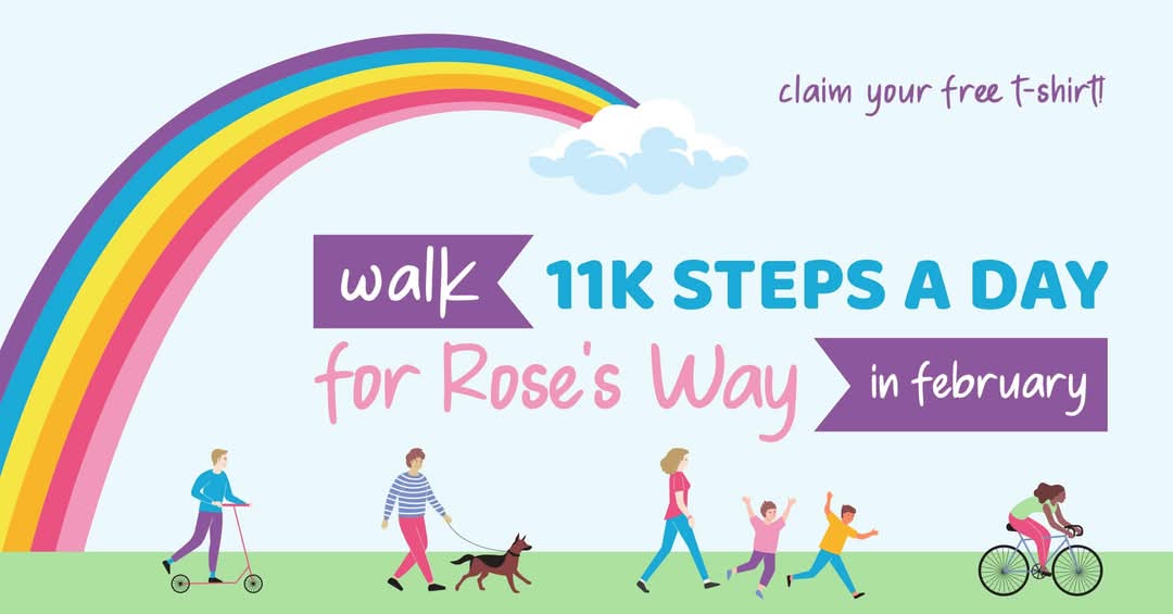 The countdown is on 17 days to go 🎉  #11kStepsaDayRosesWay is back for 2025 
Looking for a challenge? Sign up today 👣🌹🌈 
eventbrite.co.uk/e/11000-steps-…
#walk #charity #mentalhealth #goals