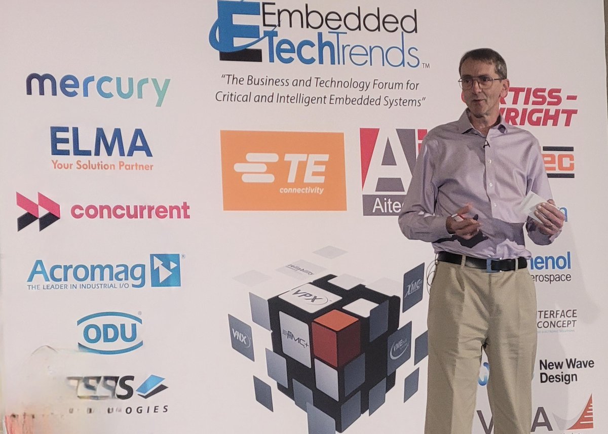 military_cots's tweet image. &quot;Exceeding Expectations Using Intel Processors&quot;: @ConcurrentPlc &apos;s Nigel Forrester talks at #EmbeddedTechTrends #ETT2025 
#ETT #embedded #missioncritical