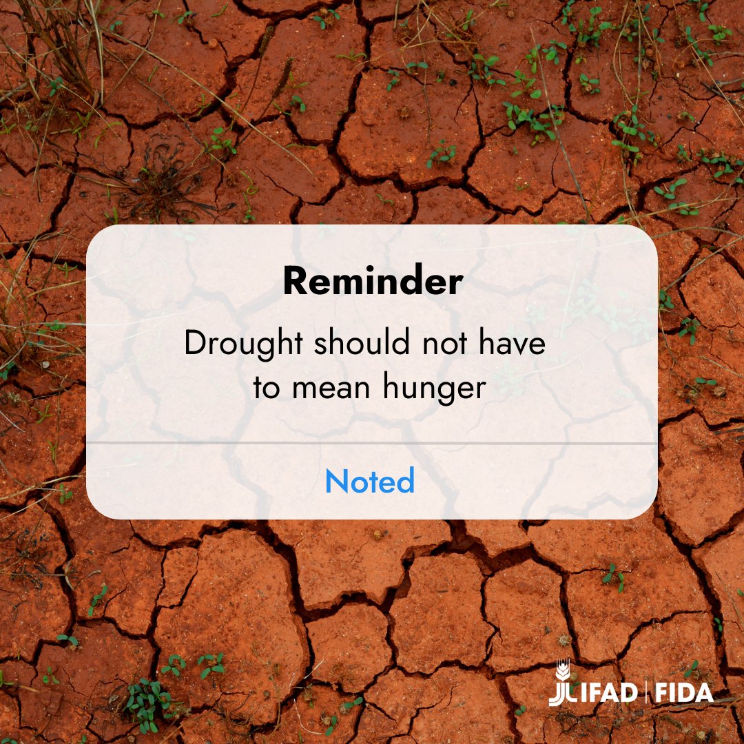 Yet, droughts caused by #ClimateChange are making it impossible for many rural communities to grow food and earn a living.

It is critical that we increase investments in climate adaptation.