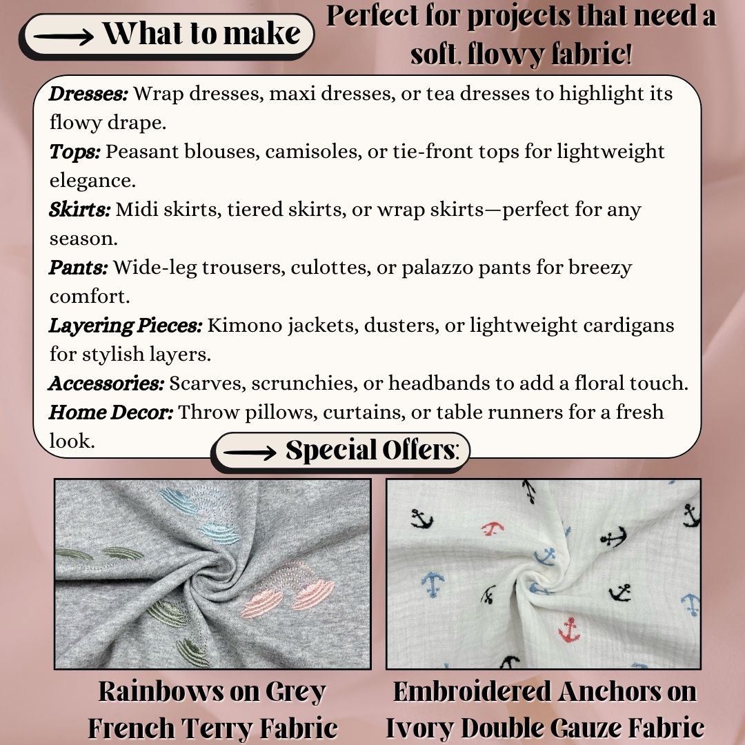 PoundFabrics's tweet photo. New Viscose Twill 🌸 + 2 Special Offers! 

Make sure you tag us or use #PoundFabrics 🤗

Shop Now: https://t.co/I99BS8Y8nI

 #ViscoseTwill #SewingProjects #FabricLovers #SewingCommunity #CraftyIdeas #SewingInspiration #FabricSale #DIYFashion #SewingAddict #bargin https://t.co/NU3eiQmXVv