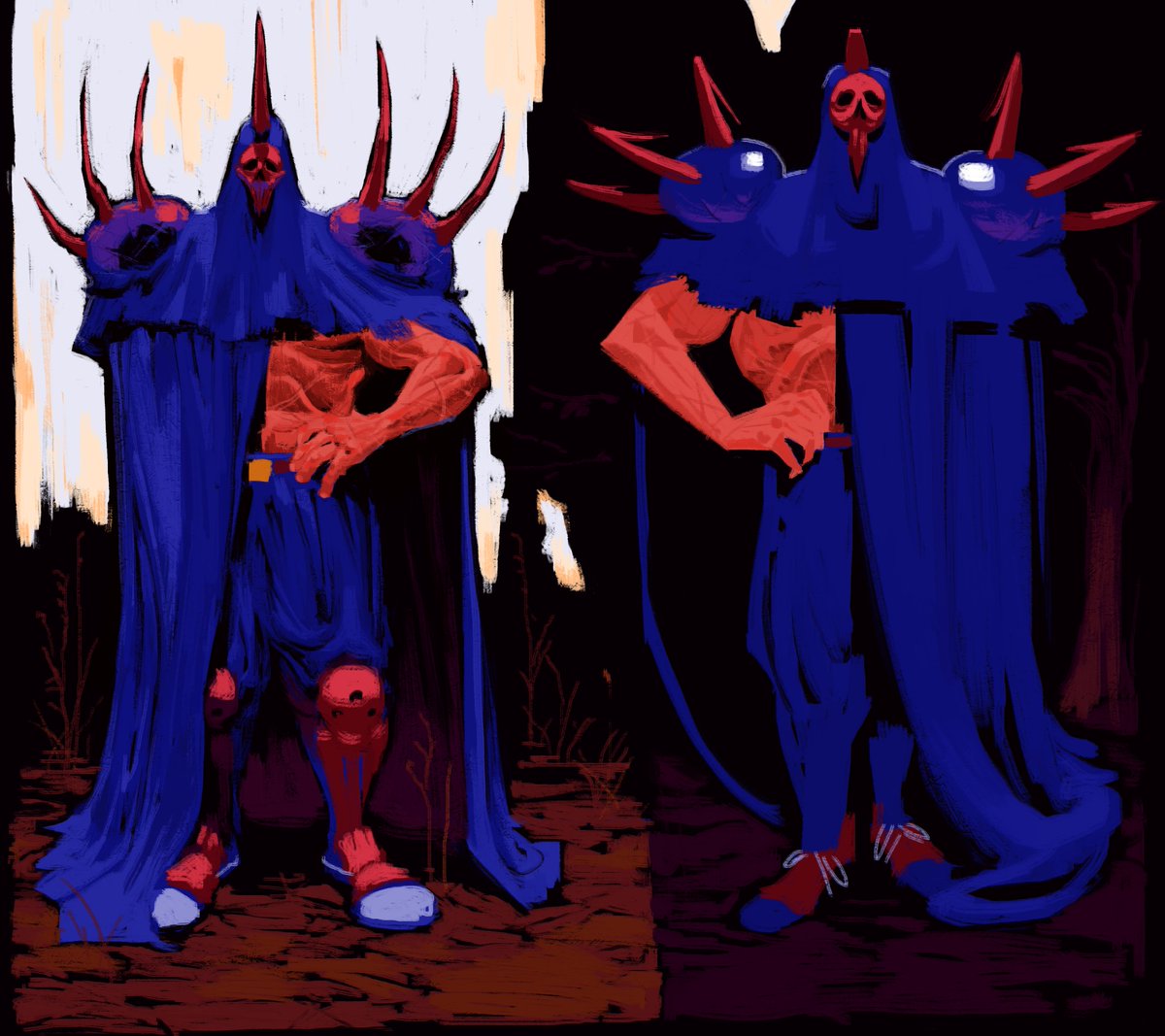 A boy and his shadow