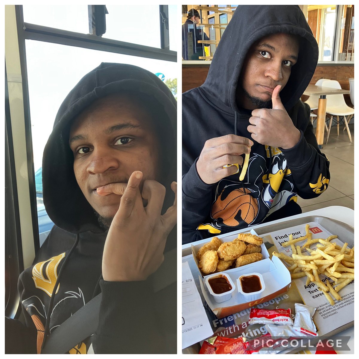 Yesterday this young man rode ViaTrans for the first time!! We checked out a day program and went to get some McDonald’s. It was a great way to use adult transportation! Thanks <a href="/VIA_Transit/">VIA Metro Transit</a>!