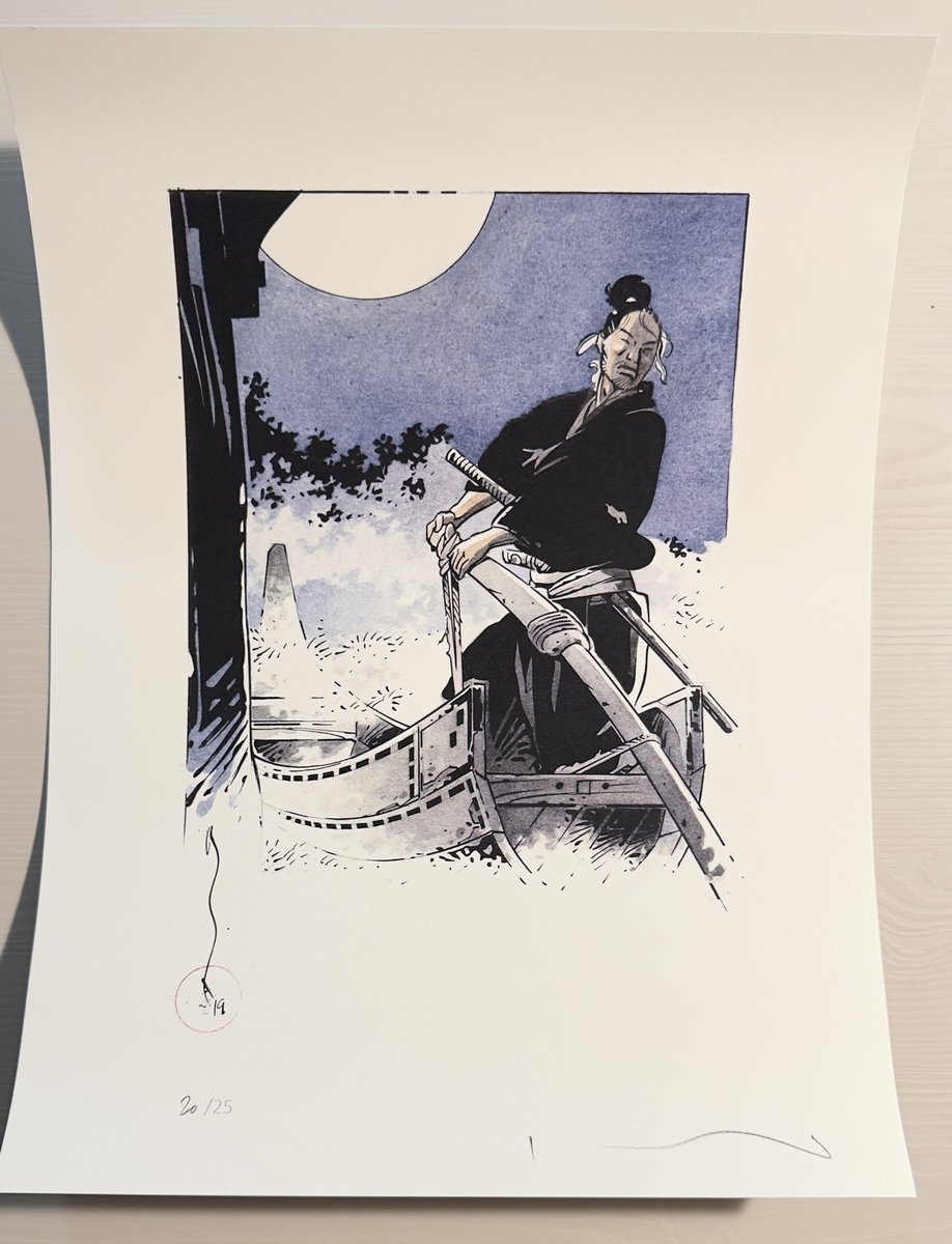 3gr3S_S3rg3's tweet photo. #receptiondujour 🤩😍

Affiche BD #Koratsu #Michetz 

1. Kogaratsu la barrière (30x40)
2. Kogaratsu la barque (30x40) https://t.co/v9N8kM8UnS