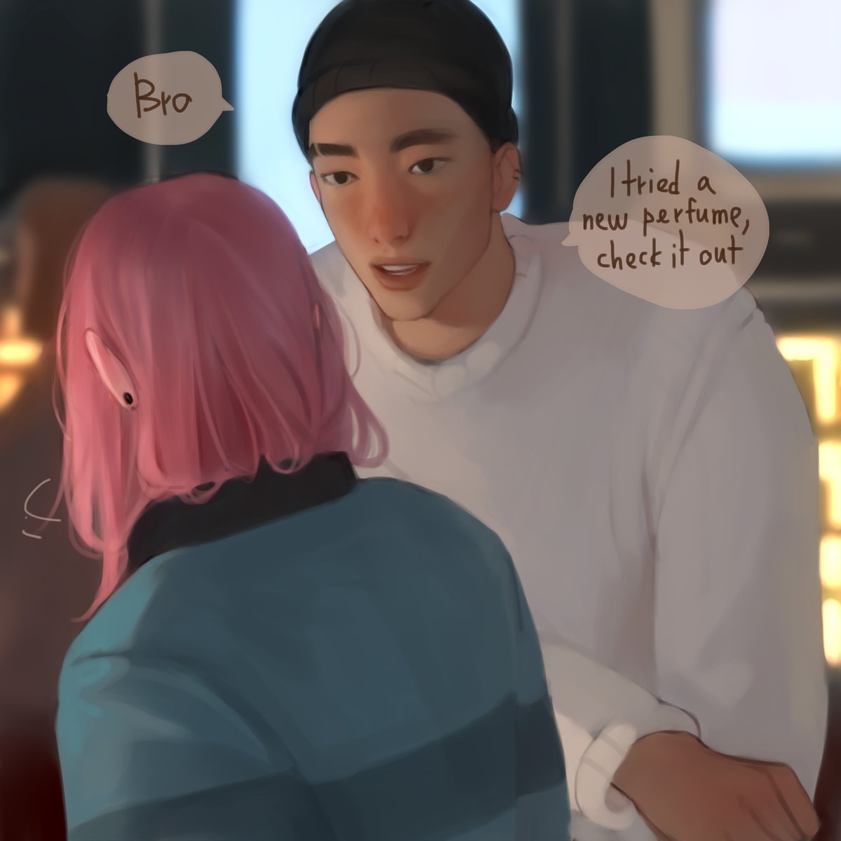 Sasha_SK_art's tweet photo. There's no perfume on Adil's neck btw https://t.co/T2pn6Nu4h8