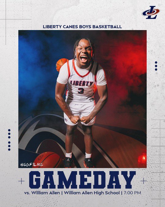 Liberty Hurricanes Boys Basketball (@lhscanesbball) on Twitter photo The Canes will travel to Allentown this evening to take on <a href="/WmAllenBball/">William Allen HS Basketball</a>. This is the 193rd all-time meeting of the teams.
JH - 4:00
JV - 5:30
Varsity - 7:00 The Canes will travel to Allentown this evening to take on <a href="/WmAllenBball/">William Allen HS Basketball</a>. This is the 193rd all-time meeting of the teams.
JH - 4:00
JV - 5:30
Varsity - 7:00