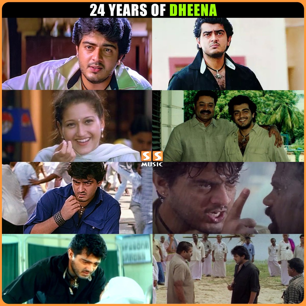 SSMusicTweet's tweet image. Celebrating 24 Years of Blockbuster #Dheena 🔥
.
#AjithKumar #Laila @thisisysr @ARMurugadoss #24YearsofDheena #24YearsofARMurugadoss #DheenaMovie #SSMusic