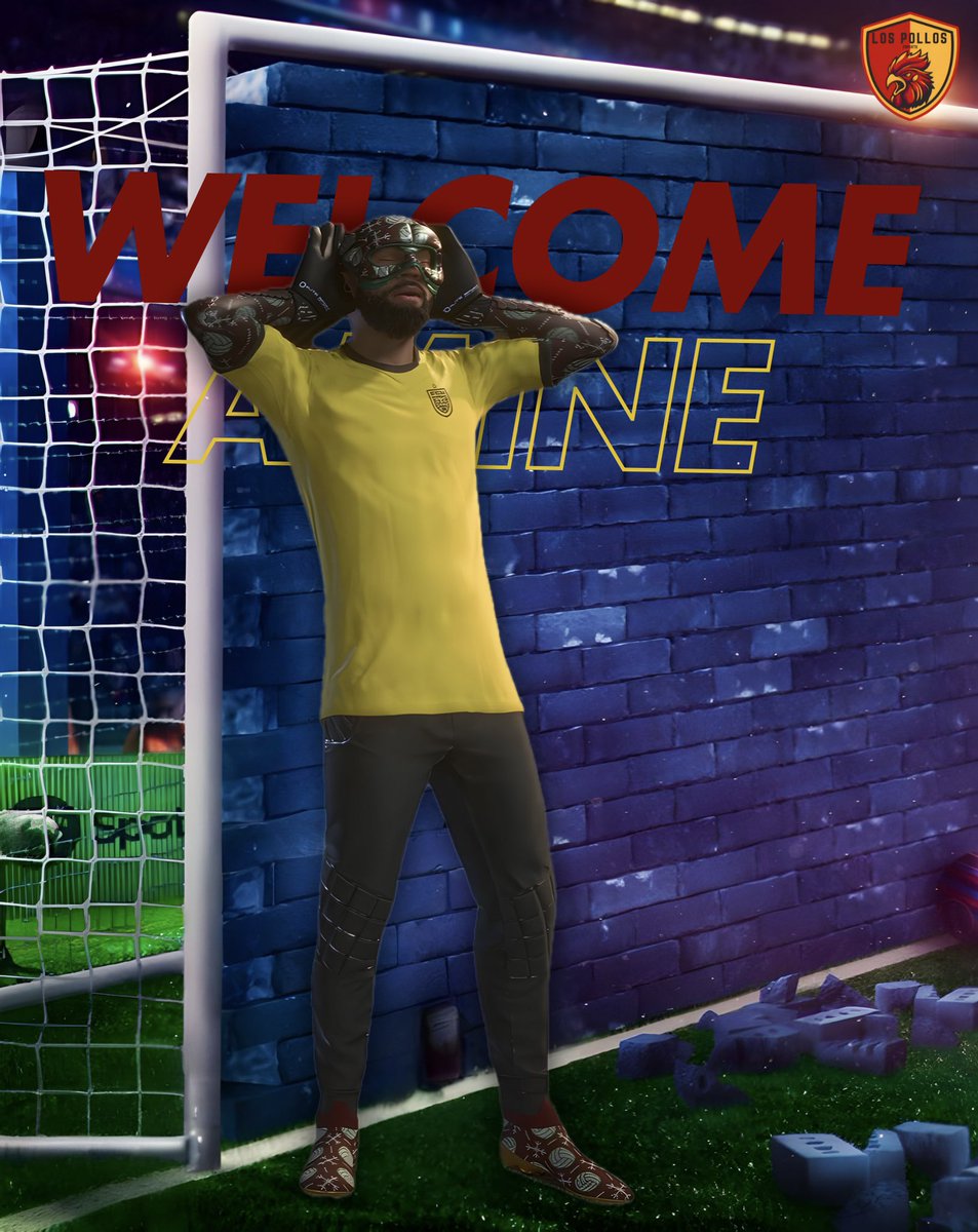 KAC ESPORTS ➡️ LOS POLLOS 

Ready to guard the goal 🧤
Welcome Amine , Los Pollos new keeper 🟡🔴