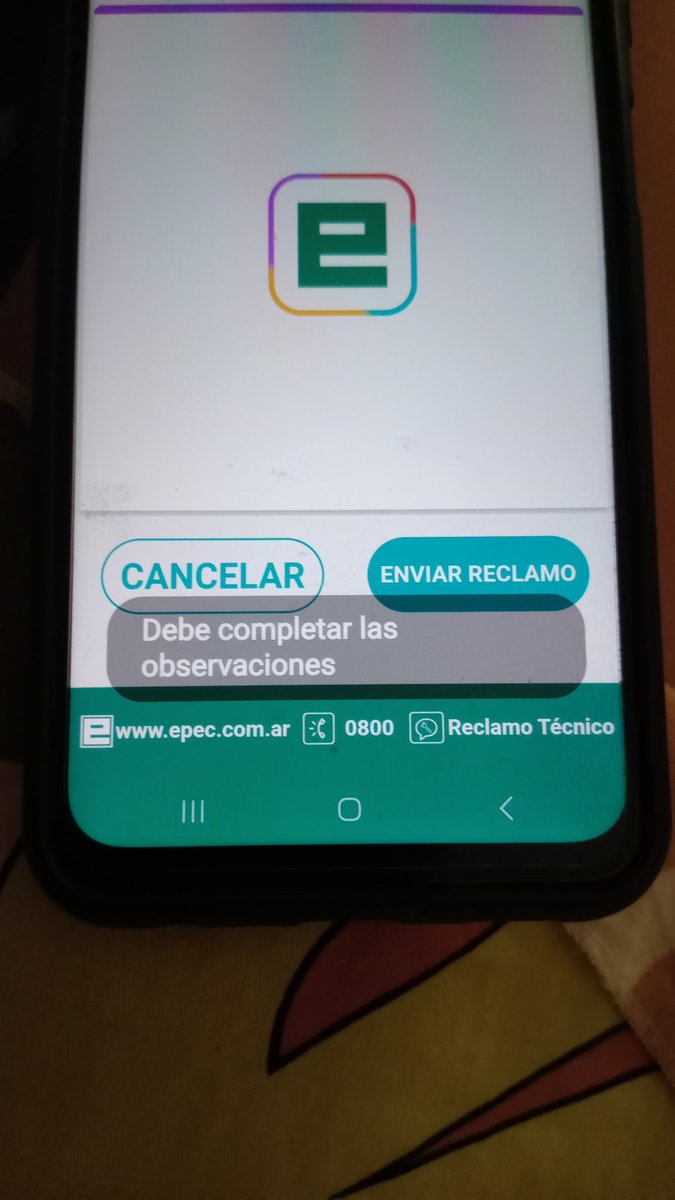 Sicocisne's tweet photo. @EpecOficial es una falta de respeto que se prendan fuego los cables eléctricos y no tener la posibilidad de hablar con alguien al respecto. Todo reclamo es online y no se puede explicar la causa encima no carga la app https://t.co/x5O10swZgf