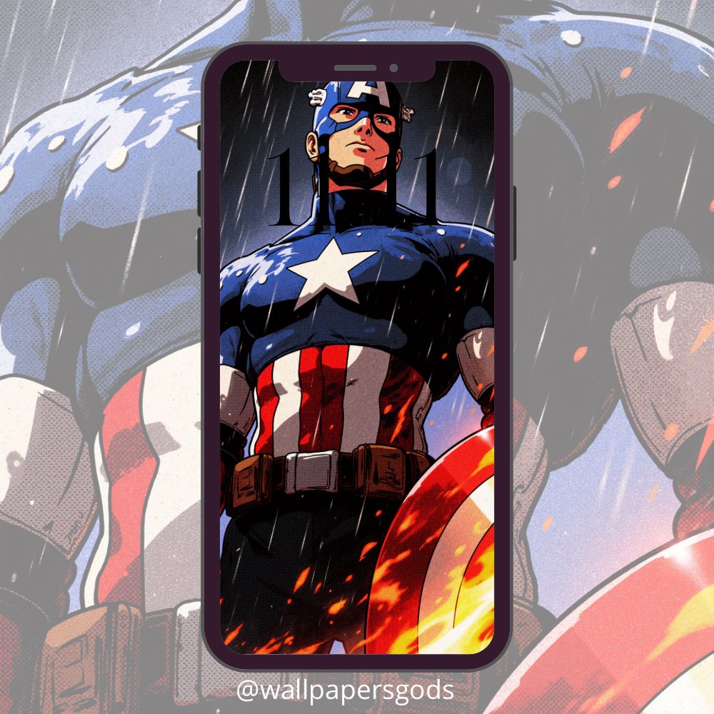 godofwallpapers's tweet photo. New 4K wallpaper! 🚨

Captain America retro anime version 🇺🇸 https://t.co/glDwnjEwnx