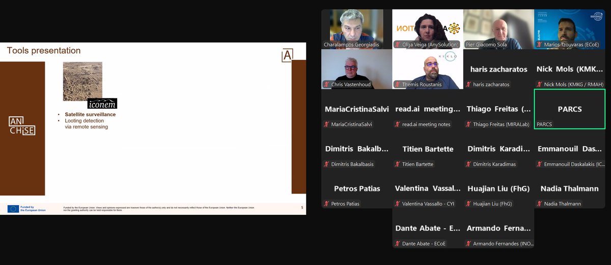 ENIGMA EUProject (@enigmaeuproject) on Twitter photo Today we had a meeting with the partners of <a href="/AnchiseProject/">ANCHISE Project</a>
It was a pleasure to share and exchange points of view and ideas. Both projects commited with the protection of cultural goods and cultural heritage using the new techologies. Today we had a meeting with the partners of <a href="/AnchiseProject/">ANCHISE Project</a>
It was a pleasure to share and exchange points of view and ideas. Both projects commited with the protection of cultural goods and cultural heritage using the new techologies.