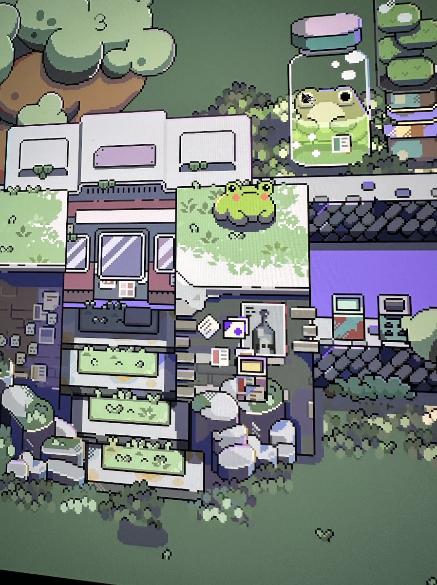_apomo's tweet image. Some screens of environments I&apos;m working on

#PortfolioDay #pixelart