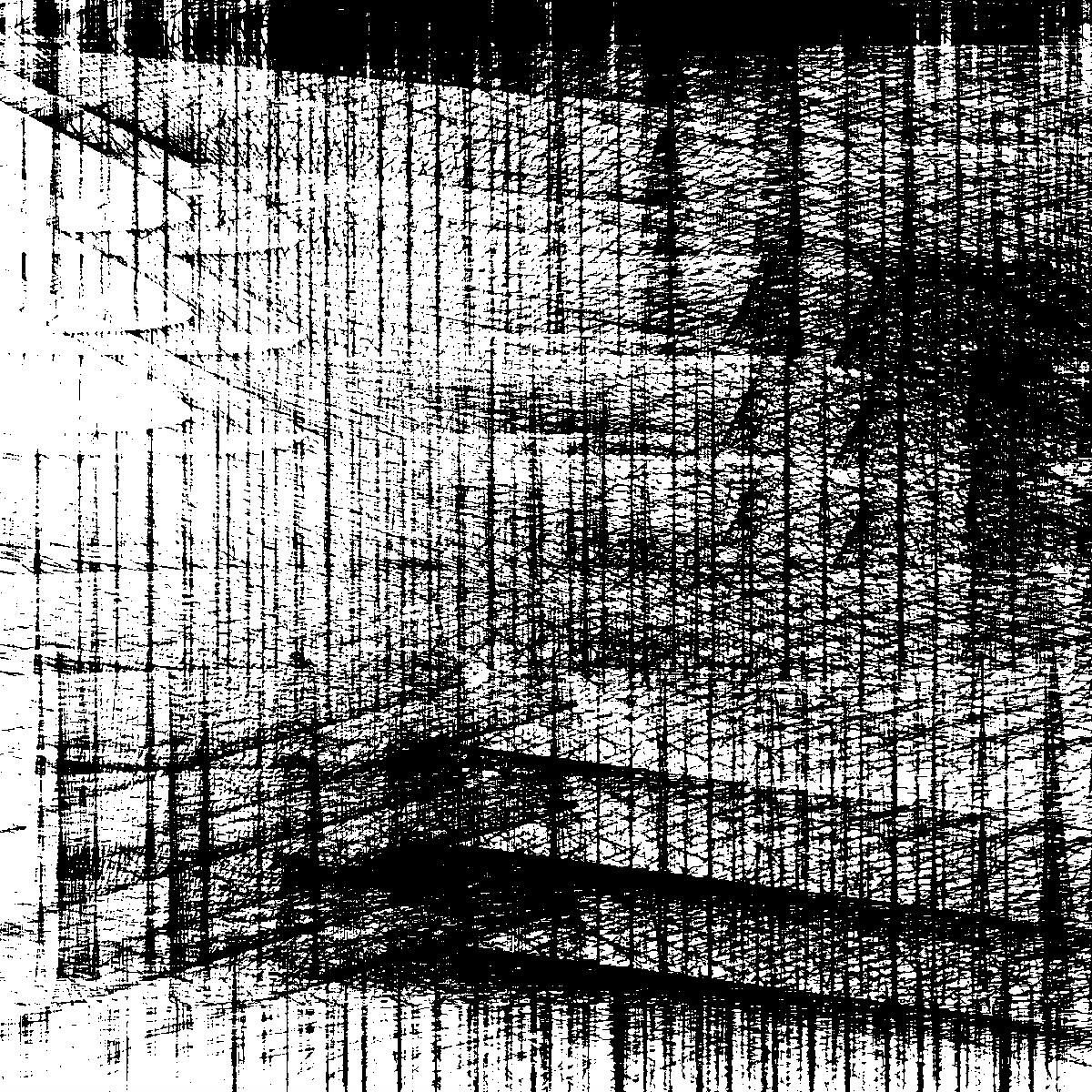 lemonvlady's tweet photo. #genuary2025 #genuary14, Day 14 prompt: pure black and white. No gray https://t.co/JbkwWI8vuB